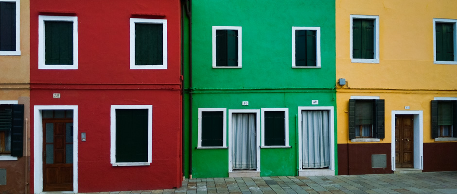 Façades de Burano | © Gilles Vanderstraeten